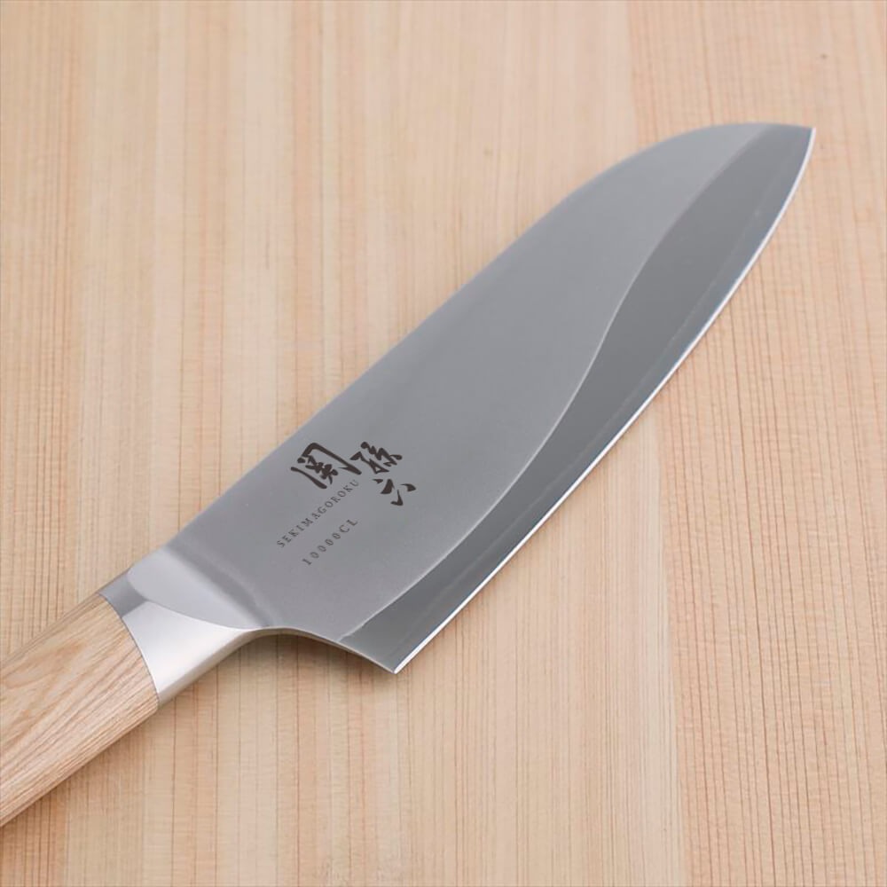 Seki High-Carbon Steel 165mm Santoku (All-Purpose Knife) | Japanese Kitchen Knife – view 2
