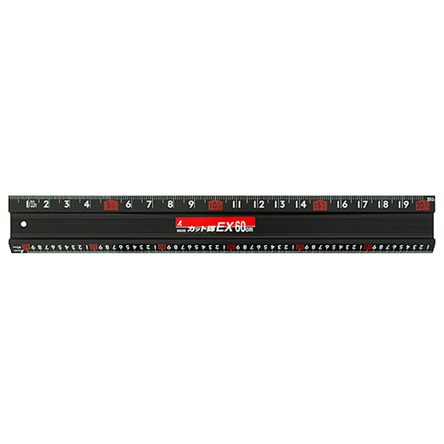 Rakuten - シンワ測定　アルミカッター定規　カット師EX　60cm併用目盛　65030（シンワ 直尺,ものさし,定規）