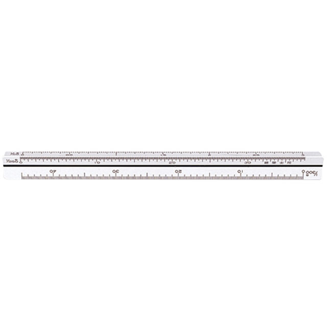 Rakuten - シンワ測定　三角スケール　B-15　15cm　建築士用　74961
