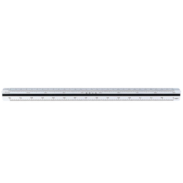樂天商城 - シンワ測定　三角スケール　B-30　30cm　建築士用　74962