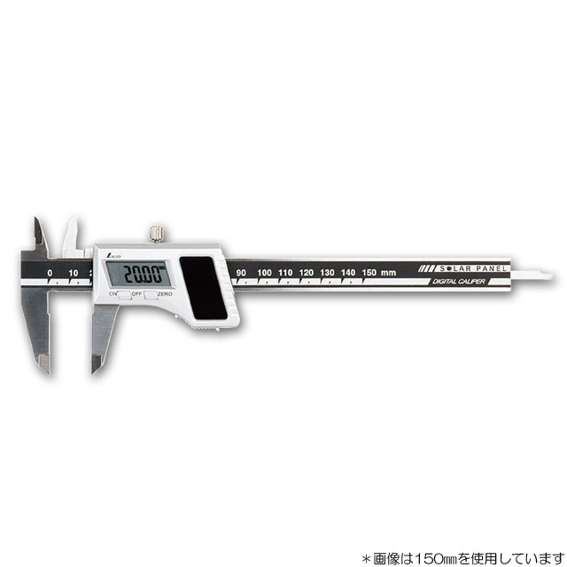 シンワ測定 デジタルノギス150mm 19983 ソーラーパネル