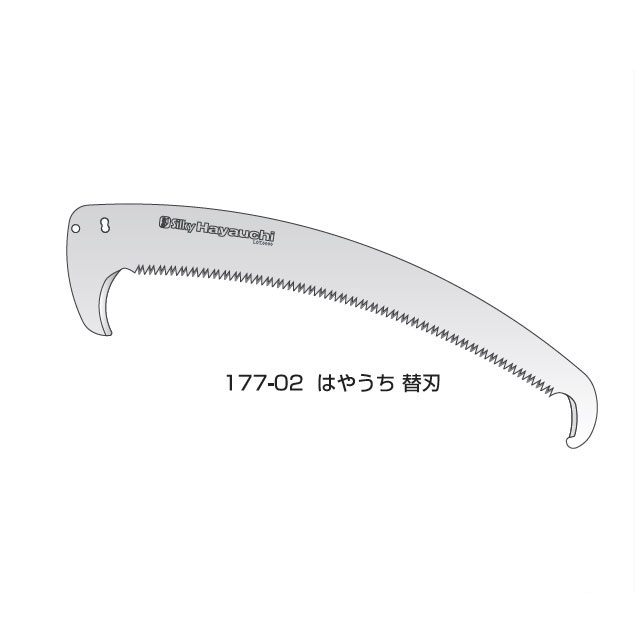 のこぎり はやうち用替刃 No177-02 ( 園芸用資材・雑品 剪定用のこぎり 庭 手入れ ...