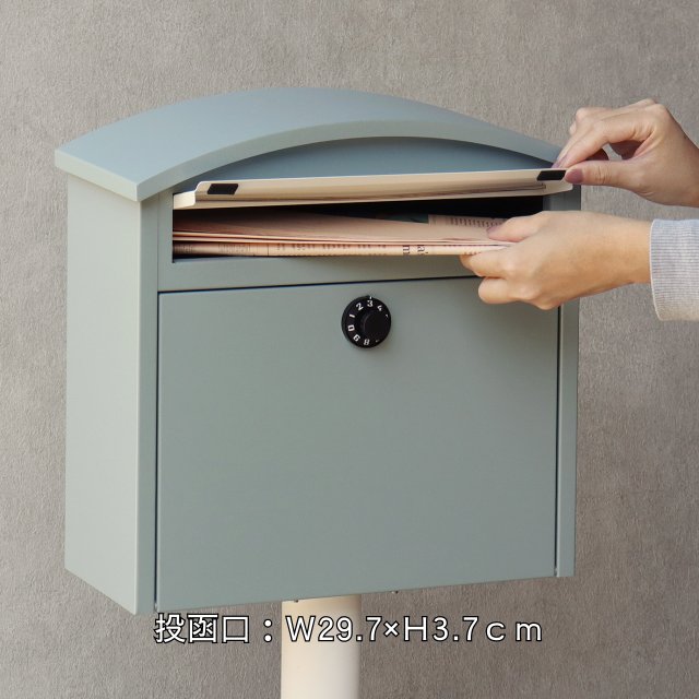 スタンドポスト Sesto - セスト - ( おしゃれ 軒下 家庭用 スタンド ポスト 郵便 ...