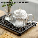 Glass tea pot Pumpkin (ガラスティーポット パンプキン )S415-168 DULTON(ダルトン)