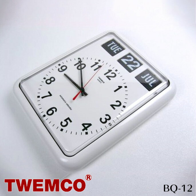 トゥエンコ TWEMCO ウォールクロック WALL CLOCK BQ-12 掛け時計 幅30.5cm パタパタクロック 時計 かけ時計 アナログ時計 時計 クロック デジタル表示 イギリス ビンテージ 北欧 モダン カジュアル レトロ