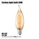 エジソン 電球 白熱球 E17/7W カーボンシャンデリア電球（クリア） BU1147 アートワークスタジオ(ARTWORKSTUDIO)