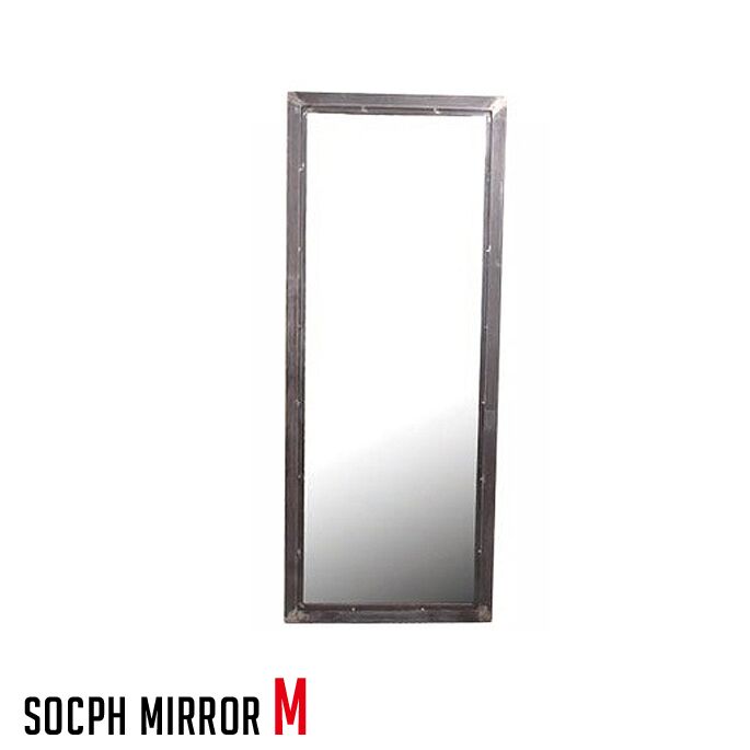 アデペシュ a.depeche 鏡 スチール ソコフ ミラー socph mirror M SCP-MRO-M 西海岸 アメリカンビンテージ 送料無料