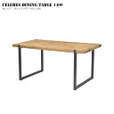 アスプルンド ASPLUND セレベスダイニングテーブル 1400 CELEBES DINING TABLE 1400 133300 幅1400mm 組み立て式 チーク古材 アイアン