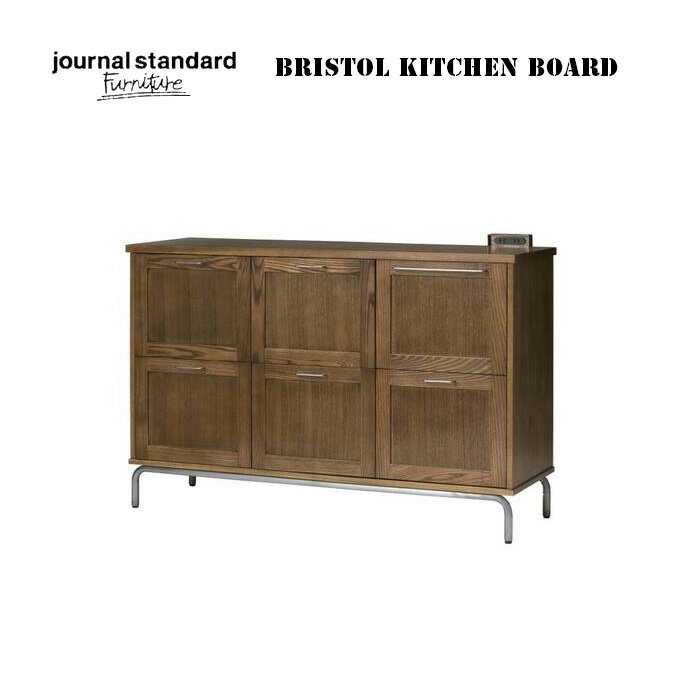 ジャーナルスタンダードファニチャー journal standard Furniture ブリストル キッチンカウンター BRISTOL KITCHEN COUNTER 19707960000870 収納 1350mm 食器棚 キャビネット カリフォルニア ヴィンテージ インダストリアル