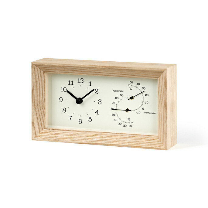  ե졼 ٷ FRAME With thermohygrometer Υ Lemnos LC13-14 NT BW å ֻ  ٷ ߥ˥ޥǥ  ơ ̲