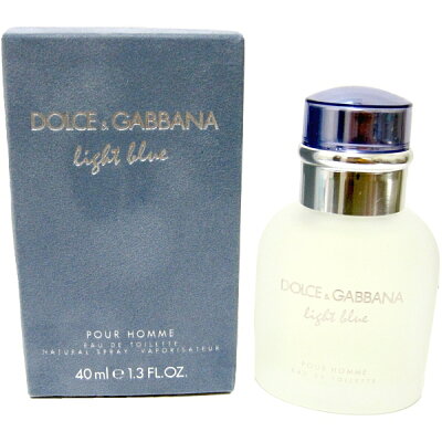\スーパーSALE期間ポイント10倍/ ドルチェ&ガッバーナ DOLCE & GABBANA ライトブルー プールオム EDT SP 40ml【あす楽対応】メンズ DOLCE & GABBANA 香水 フレグランス ギフト プレゼント 誕生日