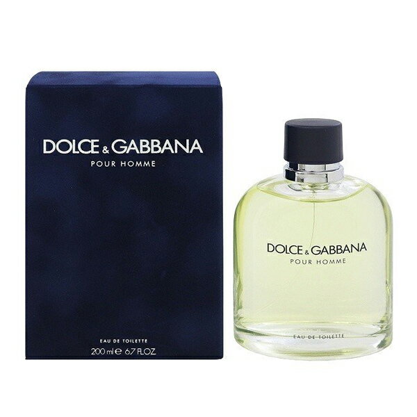 D＆G ドルチェ&ガッバーナ DOLCE&GABBANA プール オム EDT SP 200ml DOLCE&GABBANA メンズ 香水 フレグランス ギフト プレゼント 誕生日