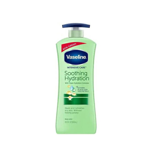 ヴァセリン VASELINE スージング ハイドレーション ボディー ローション 600ml VASELINE ユニセックス ボディケア 保…