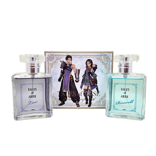 テイルズ オブ アライズ ● リンウェル＆ロウ オードパルファム EDP SP 50ml x2【訳あり★チャーム無し】 ユニセックス 香水 フレグランス