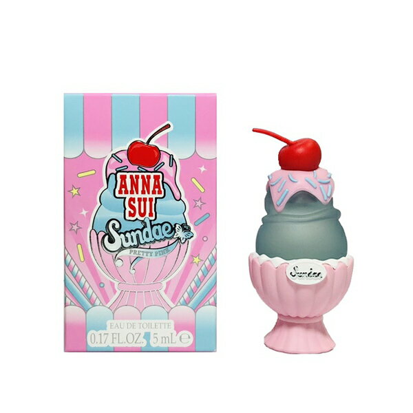 アナスイ（ANNA SUI） 【只今、店内全品ポイント10倍！】 アナスイ ANNA SUI サンデー プリティ ピンク ミニボトル EDT 5ml ANNA SUI レディース 香水 フレグランス ギフト プレゼント 誕生日