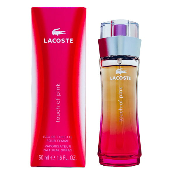 ラコステ 【只今、店内全品ポイント15倍！】 ラコステ LACOSTE タッチ オブ ピンク EDT SP 50ml LACOSTE レディース 香水 フレグランス ギフト プレゼント 誕生日