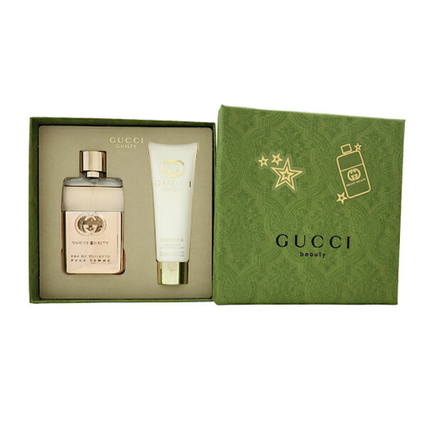 グッチ（GUCCI) 【只今、店内全品ポイント10倍！】 グッチ GUCCI ギルティ プール ファム ギフト セット N (EDT SP 50ml + BL 50ml) GUCCI レディース 香水 フレグランス ギフト プレゼント 誕生日