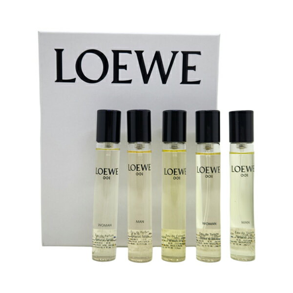 ロエベ 【只今、店内全品ポイント10倍！】 ロエベ LOEWE 001 セット（15mlx5） LOEWE ユニセックス 香水 フレグランス ギフト プレゼント 誕生日