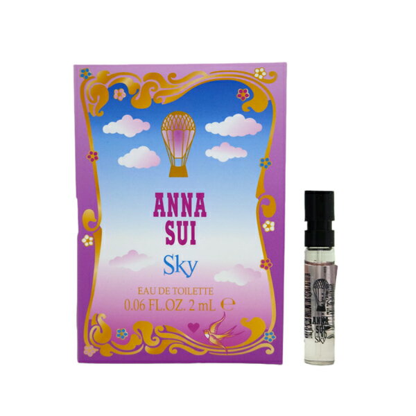 ＼まとめ買いで最安1点200円／ アナスイ ANNA SUI スカイ チューブサンプル EDT 2ml【ネコポス対応】 ANNA SUI レディース 香水 フレグランス お試し サンプル