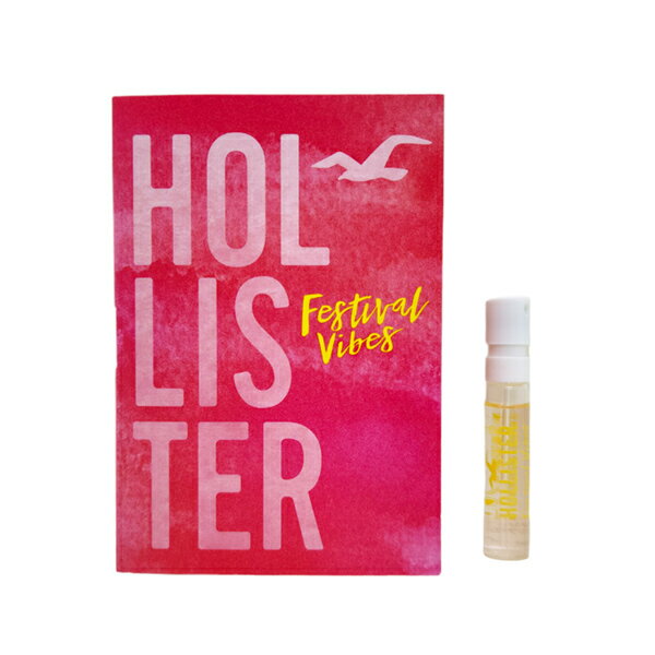 ＼まとめ買いで最安1点200円／ ホリスター カンパニー HOLISTER フェスティバル フォーハー チューブサンプル EDP 2ml【ネコポス対応】 HOLISTER レディース 香水 フレグランス お試し サンプル