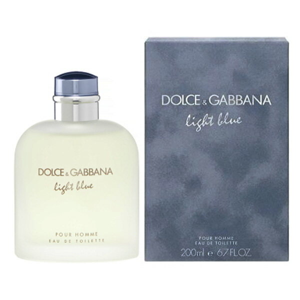 ドルチェ＆ガッバーナ DOLCE&GABBANA ライトブルー プールオム EDT SP 200ml DOLCE&GABBANA メンズ 香水 フレグランス ギフト プレゼント 誕生日