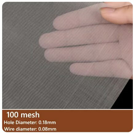 304 ステンレス鋼フィルタースクリーン＃100メッシュ織線高品質ステンレス鋼スクリーニングフィルター..