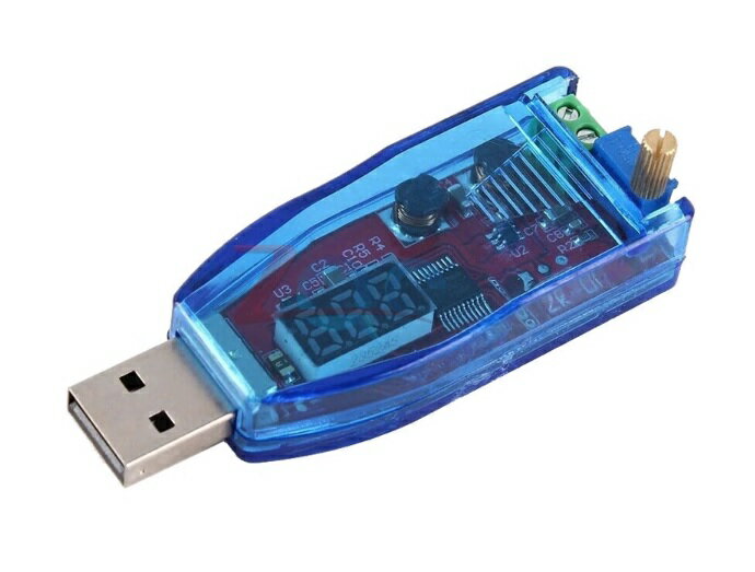 DC / DC USB 5V → 1-24V ステップアップ＆ステップダウンUSBコンバータ！ケース降圧/昇圧器！1個700円です！