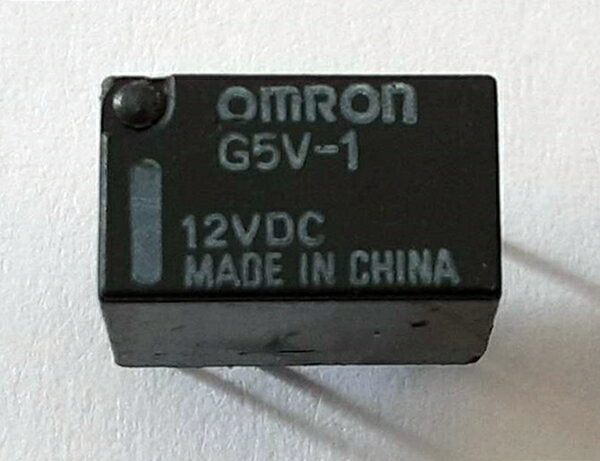 1個250円！マイクロリレーG5V-1 12VDC 小型高感度1極信号用リレー6Pin SPDT Mini Signal Relay For PCB回路基板用