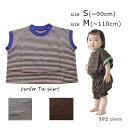 【SALE30%OFF】【ネコポス対応】 plus m by munch!【プリュスエムバイマンチ】border Tee-shirt ボーダーTシャツ【ベビー・...