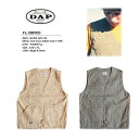【SALE30%OFF】【送料無料!】DAP【ダップ】SHORE VEST OD【レディース】【メンズ】サイズ S/M/L/XL