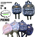 【SALE50%OFF】デイパック リュック【ネコポス不可】OCEAN&GROUND（オーシャンアンドグラウンド）DAYPACK PICNIC【ベビー・キッズ】サイズS・M