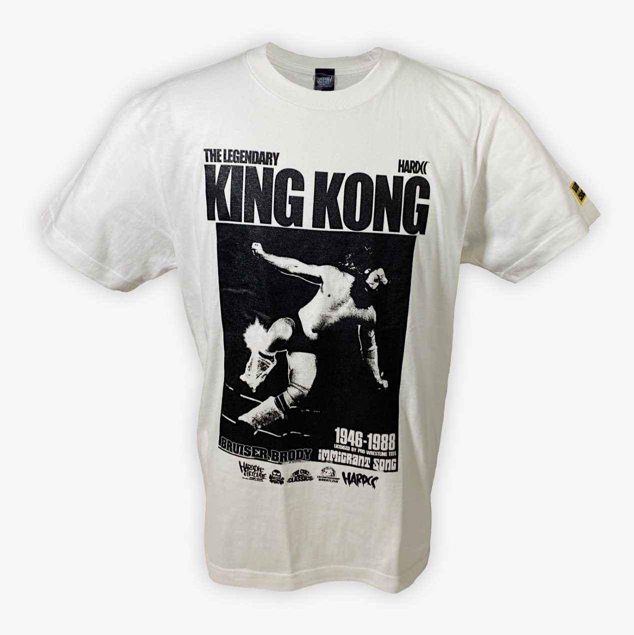 【メール便対応】ブルーザー・ブロディ マンハッタンターザン (バニラホワイト) Tシャツ Hardcore Chocolate/ハードコアチョコレートのサムネイル