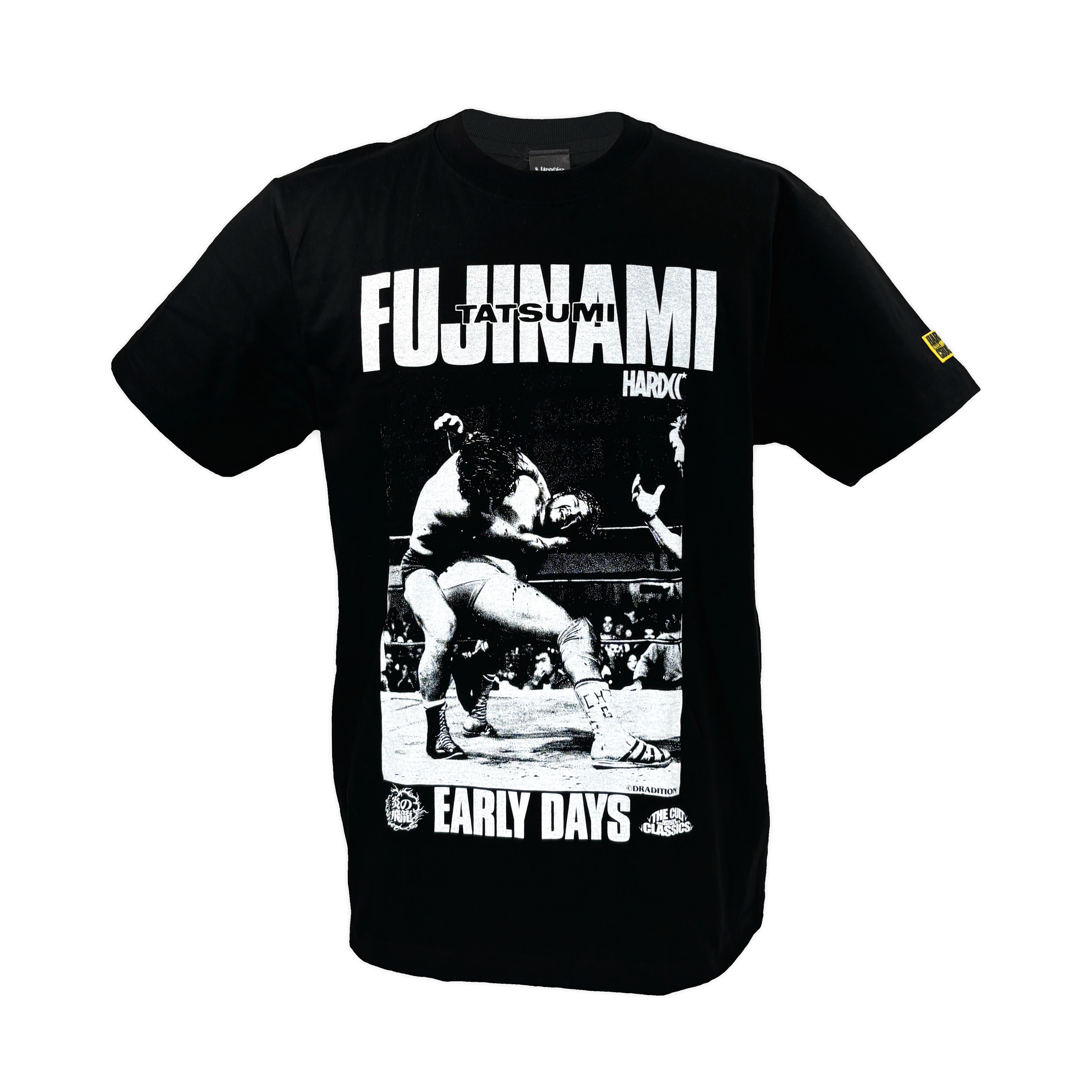 【メール便対応】藤波辰爾/アーリーデイズ Tシャツ (ドラゴン・ブラック) Hardcore Chocolate/ハードコアチョコレート 新日本プロレス NJPWのサムネイル