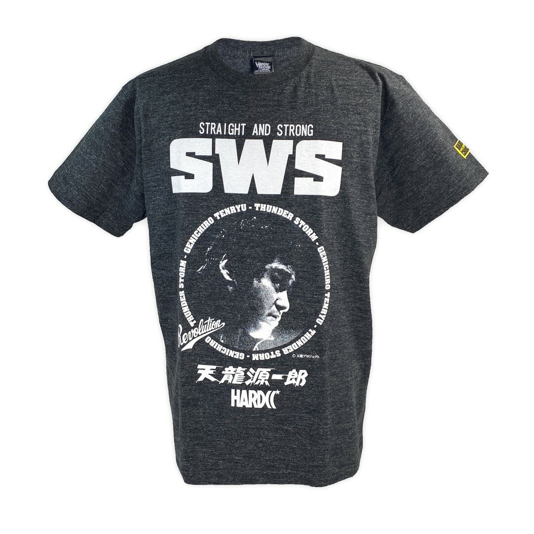 【メール便対応】天龍源一郎 MEMORY OF SWS (越前闘会始ヘザーブラック) Tシャツ Hardcore Chocolate/ハードコアチョコレート