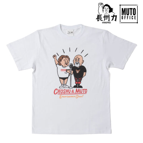 【メール便対応】長州力×武藤敬司 MANZAI Tシャツ 新日本プロレス NJPW