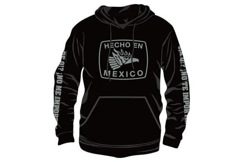 エル デスペラード ESTILO MEXICANO プルオーバーパーカー (ブラック×シルバー) 新日本プロレス NJPW