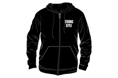 楽天プロレス専門店バックドロップSTRONG STYLE パーカー 新日本プロレス NJPW