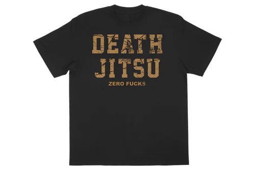 【メール便対応】ジョン・モクスリー DEATH JITSU Tシャツ (ブラック×ゴールド) 新日本プロレス NJPWのサムネイル
