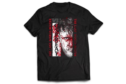 ウィル・オスプレイ THE LAST WORLD BEATER Tシャツ (ブラック) 新日本プロレス NJPW