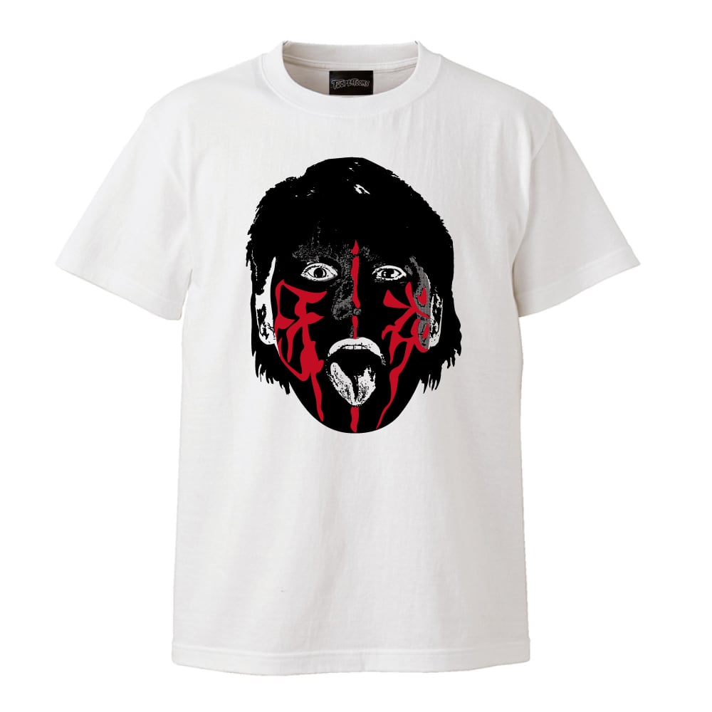 【メール便対応】TWOPLATOONS × グレートムタ コラボレーション Tシャツ (BLACK × RED) 新日本プロレス NJPW