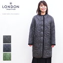 D ロンドントラディション London Tradition 日本正規品 JEENA LONG ノーカラーロングジャケット コート キルティング ジャケット アウター Made in England イギリス製 ロング丈 ミドル丈 ノーカラー キルティングコート