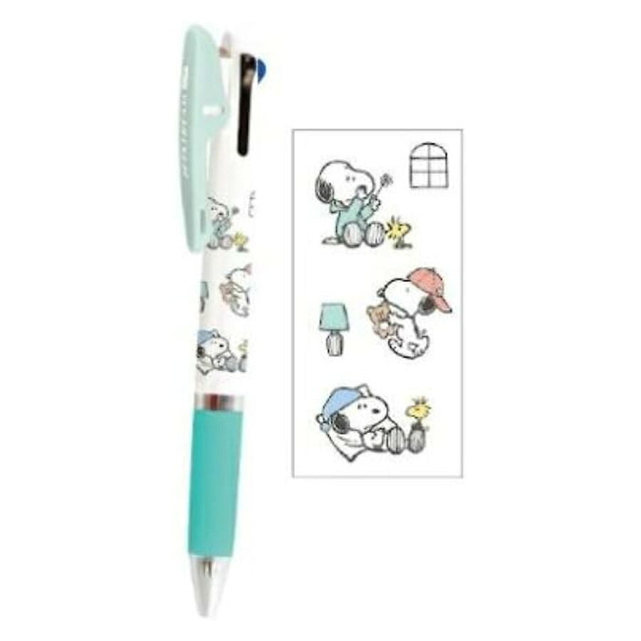 Rakuten - カミオジャパン スヌーピー ジェットストリーム 3色 ボールペン 0.5mm 黒 赤 青 なめらか 書きやすい 文房具 筆記用具 学校 仕事 かわいい キャラクター グッズ プレゼント