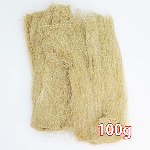 麻の火口 100g ほくち 着火剤 麻縄 麻紐 麻ひも キャンプ アウトドア 着火 火花 火種　天然100% 焚き火 火打石　火の粉通販格安セール情報　楽天　通販