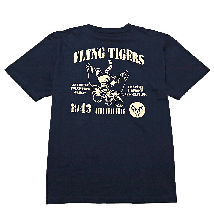 フライングタイガース Tシャツ フライングタイガー ミリタリーTシャツUSAF TEE US AIRFORCE FIYING TIGERS TEE USエアフォース アメリカ空軍