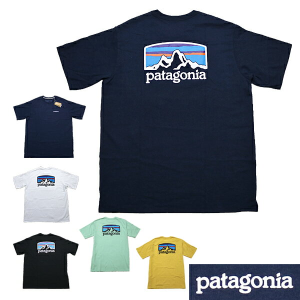 パタゴニア Tシャツ 半袖Tシャツ 定番Tシャツ フィッツロイ レスポンシビリティー Tシャツ patagonia M 039 s Fitz Roy Horizons Responsibili T-Shirt プリントTシャツ P6ロゴ ■品番 38501