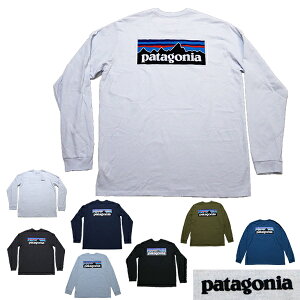 パタゴニア ロンT ロングTシャツ 長袖Tシャツ メンズ P-6ロゴ ロングスリーブ レスポンシビリティー Tシャツ patagonia P-6 Logo Long sleeve Responsibili T-Shirt 半袖Tシャツ P6ロゴ 品番 38518