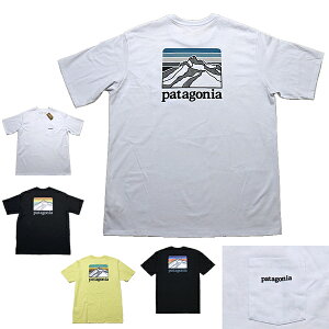 パタゴニア Tシャツ 定番 メンズ ラインロゴ ポケット レスポンシビリティー patagonia Line Logo Ridge Pocket Responsibili T-Shirt半袖Tシャツ P6ロゴ ■品番 38511