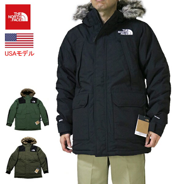 楽天B・FLATノースフェイス マクマード マクマードパーカ THE NORTH FACE MEN'S MCMURDO PARKA ザ ノースフェイス マクマードジャケット USモデル アメリカモデル ファー付ダウンジャケット ザノースフェイス ハーフコート丈 極寒用 NF0A5GJF