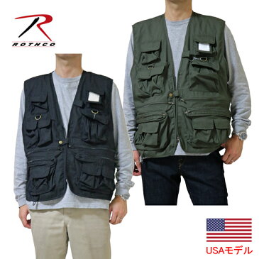 ロスコ ベスト ミリタリーベスト アンクルミルティ トラベルベスト ポケット付き フィッシュベストフィッシングベスト ROTHCO UNCLE MILTY TRAVEL VEST