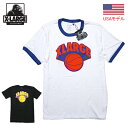 エクストララージ Tシャツ 半袖T X-LARGE XLARGE B-BALL S/S TEE バスケットボール柄 メンズ エクストラ ラージ ラージTシャツ エックスラージ ■品番 106231011002/1003